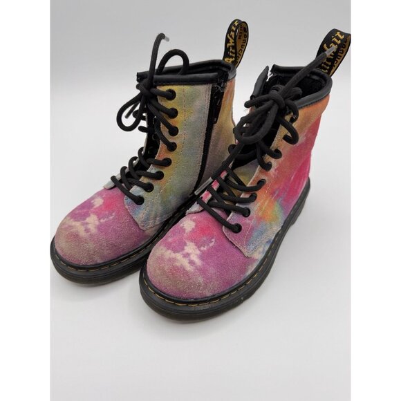 Dr. Martens Other - Dr Doc Martens Air Wair 1460J Tie Dye Toddler Girls Size 12 Multicolor Boots